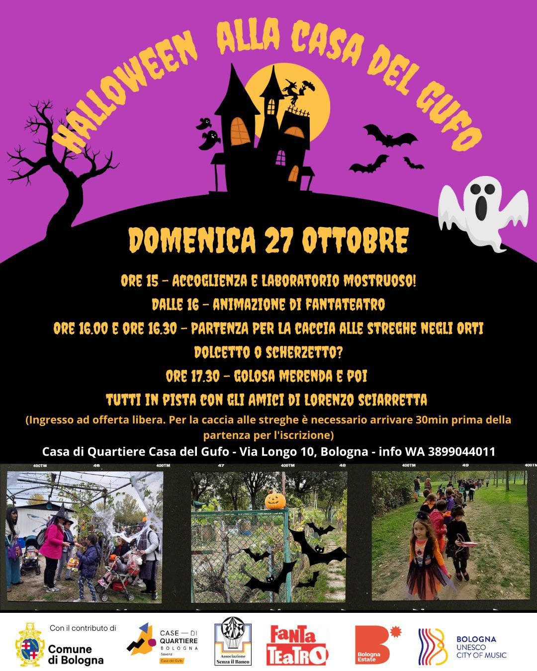 FESTA DI HALLOWEEN ALLA CASA DEL GUFO