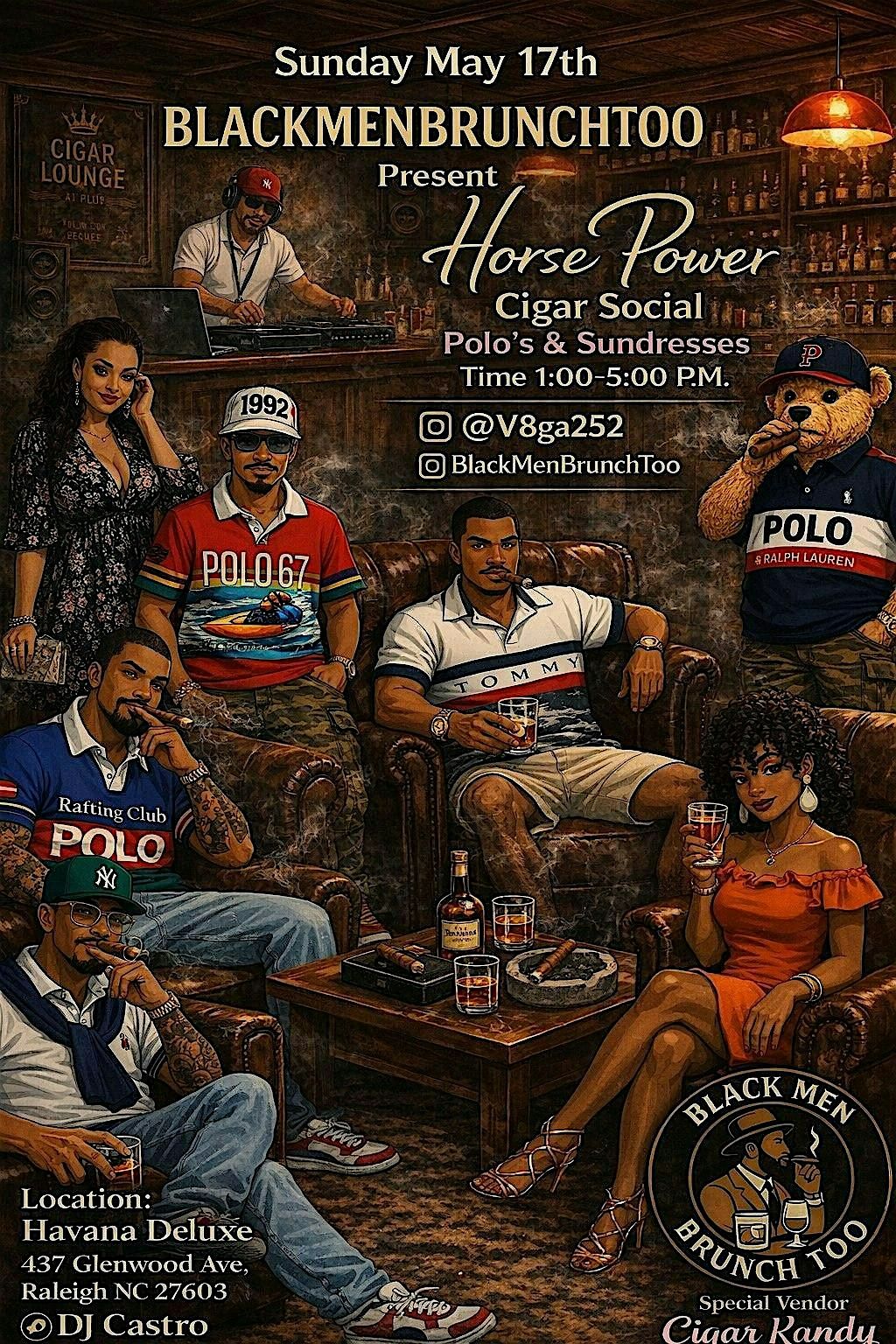 BlackMenBrunchToo Presents Horse Power Polo\u2019s & Sundresses
