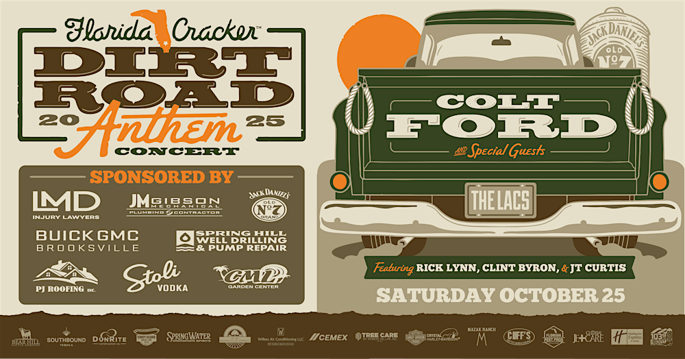 Colt Ford & The Lacs - Florida Cracker Dirt Road Anthem Concert in Brooksville