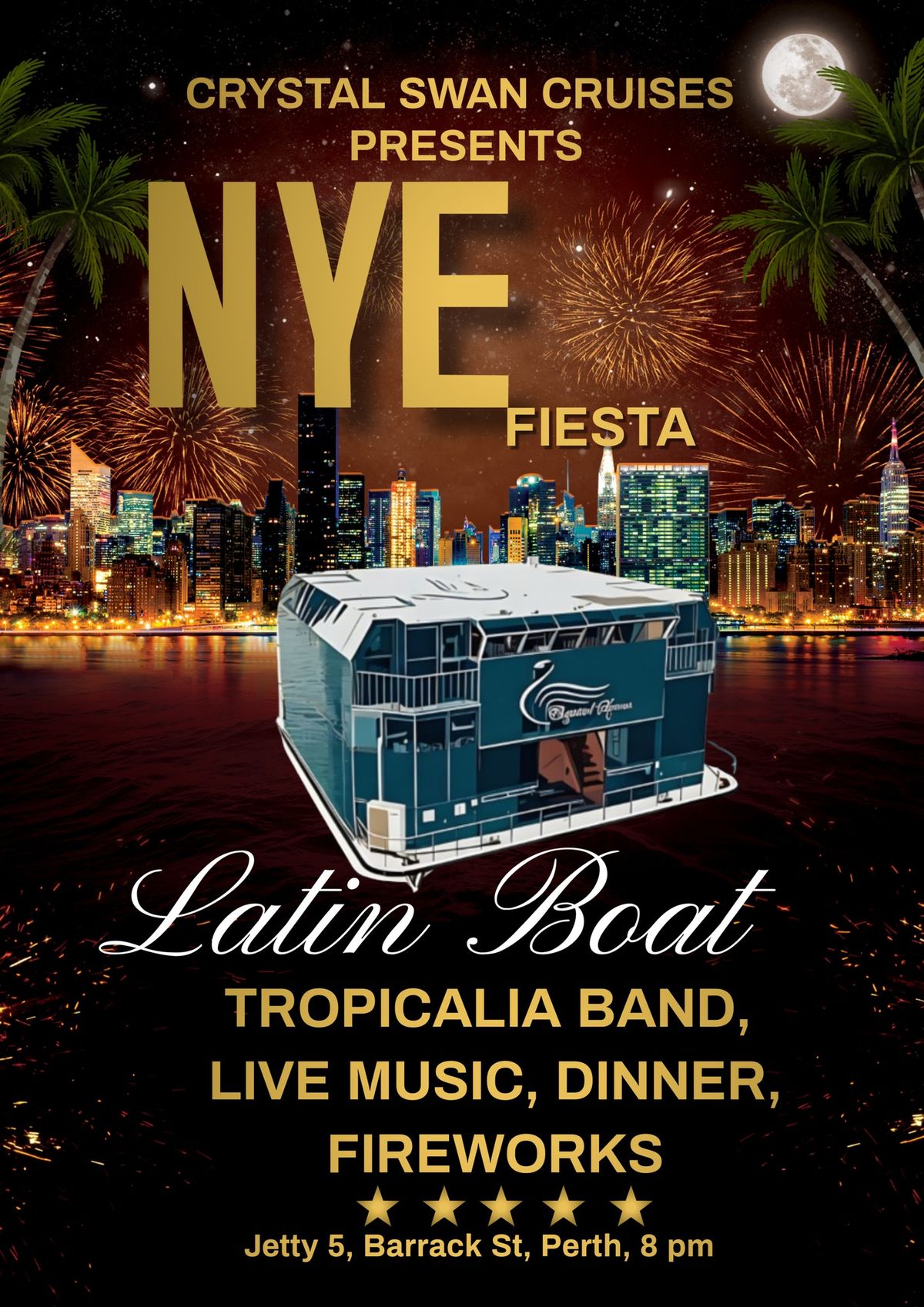 NYE Latin BOAT Fiesta