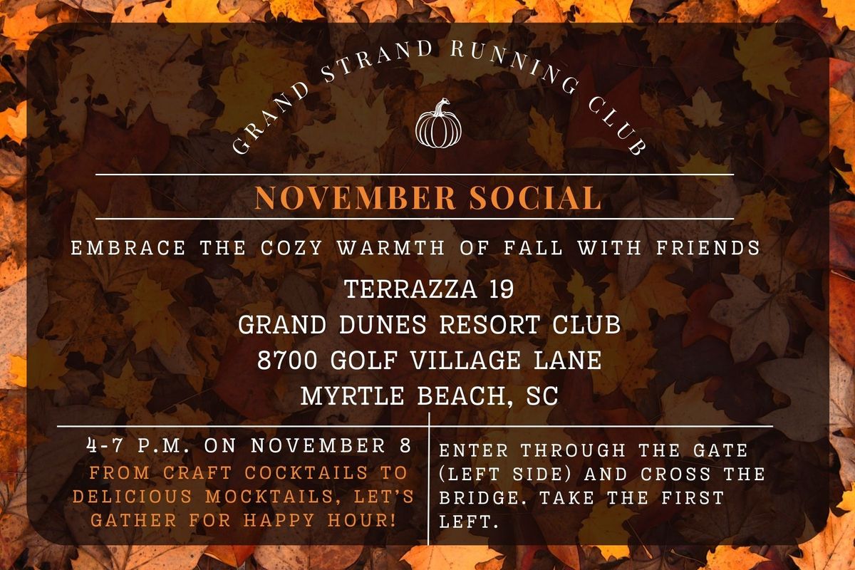 GSRC November Social at Terrazza 19