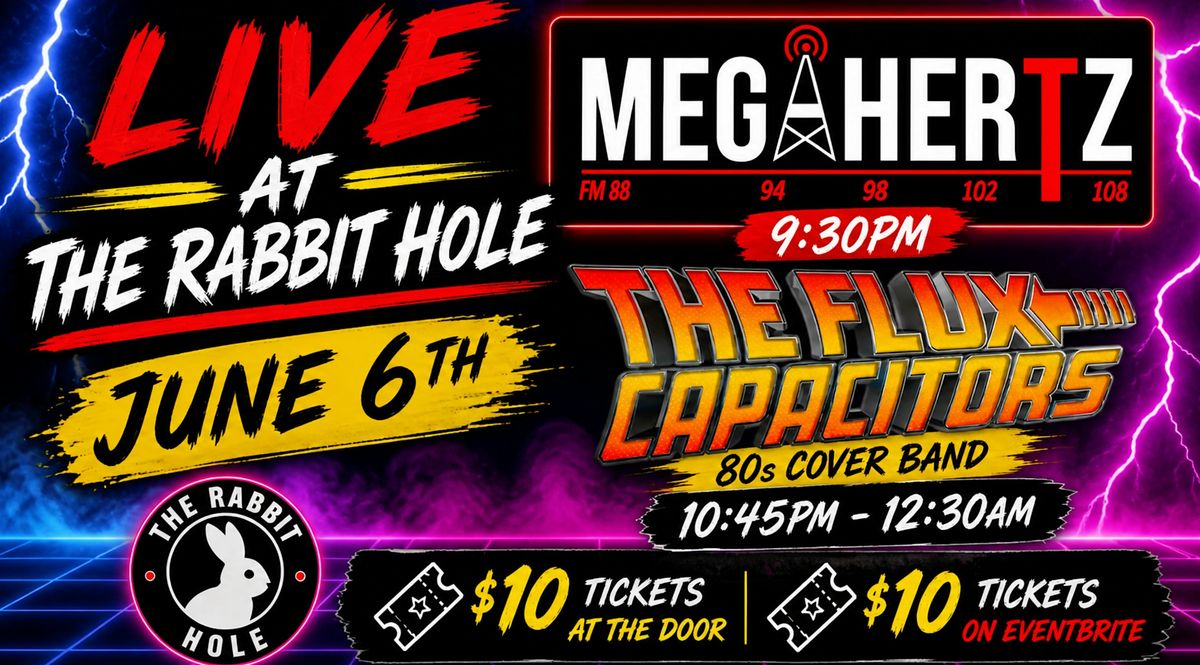 Megahertz & The Flux Capacitors Live @ The Rabbit Hole!