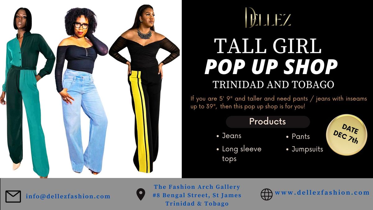 DELLEZ TALL FASHION -  TALL GIRL POP UP SHOP