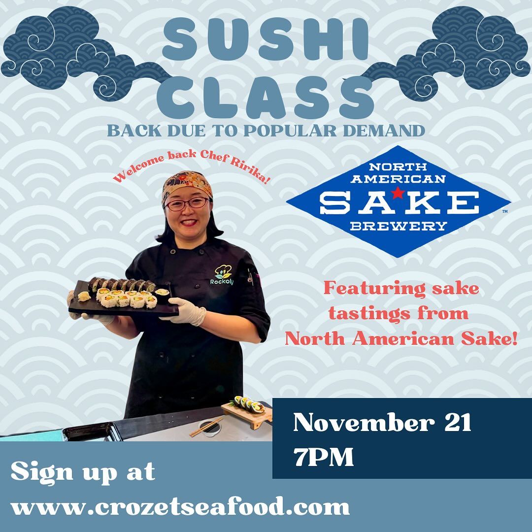 Sushi Class with Chef Ririka