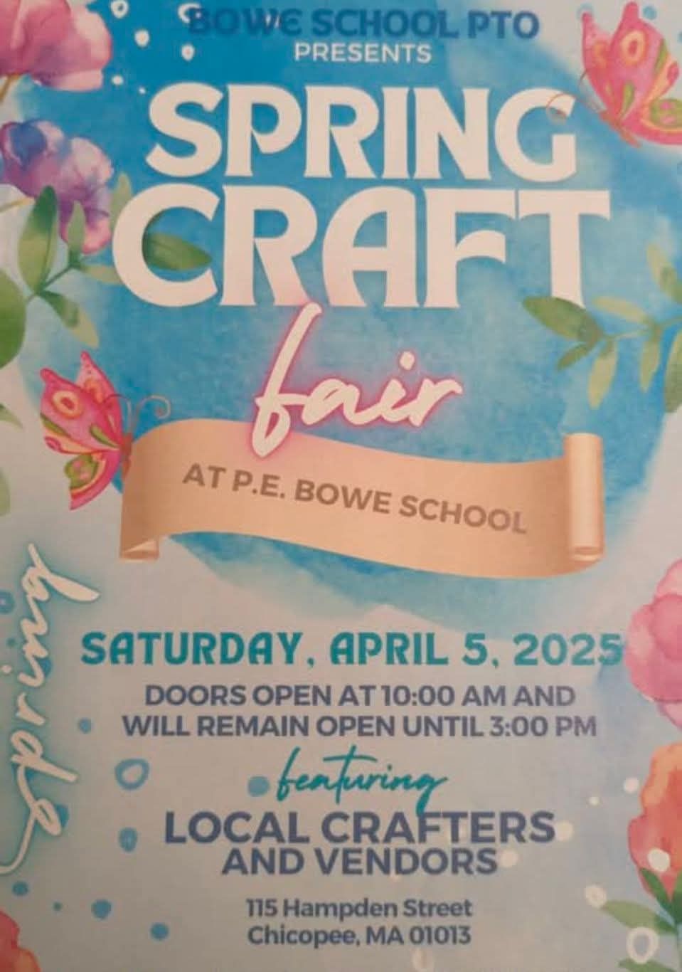 Craft Fair - Bowe School in Chicopee 