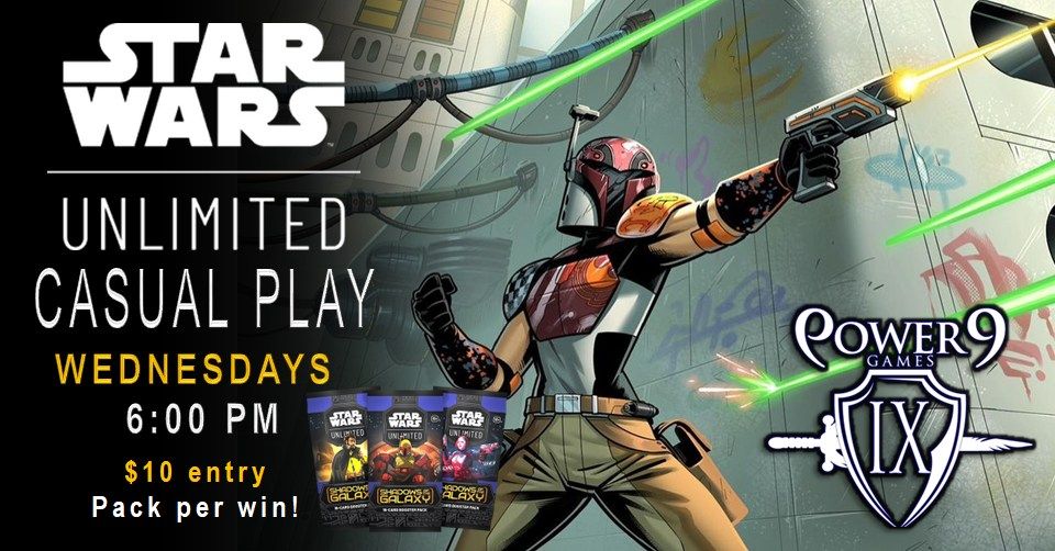 Star Wars Unlimited: Wednesday Constructed 