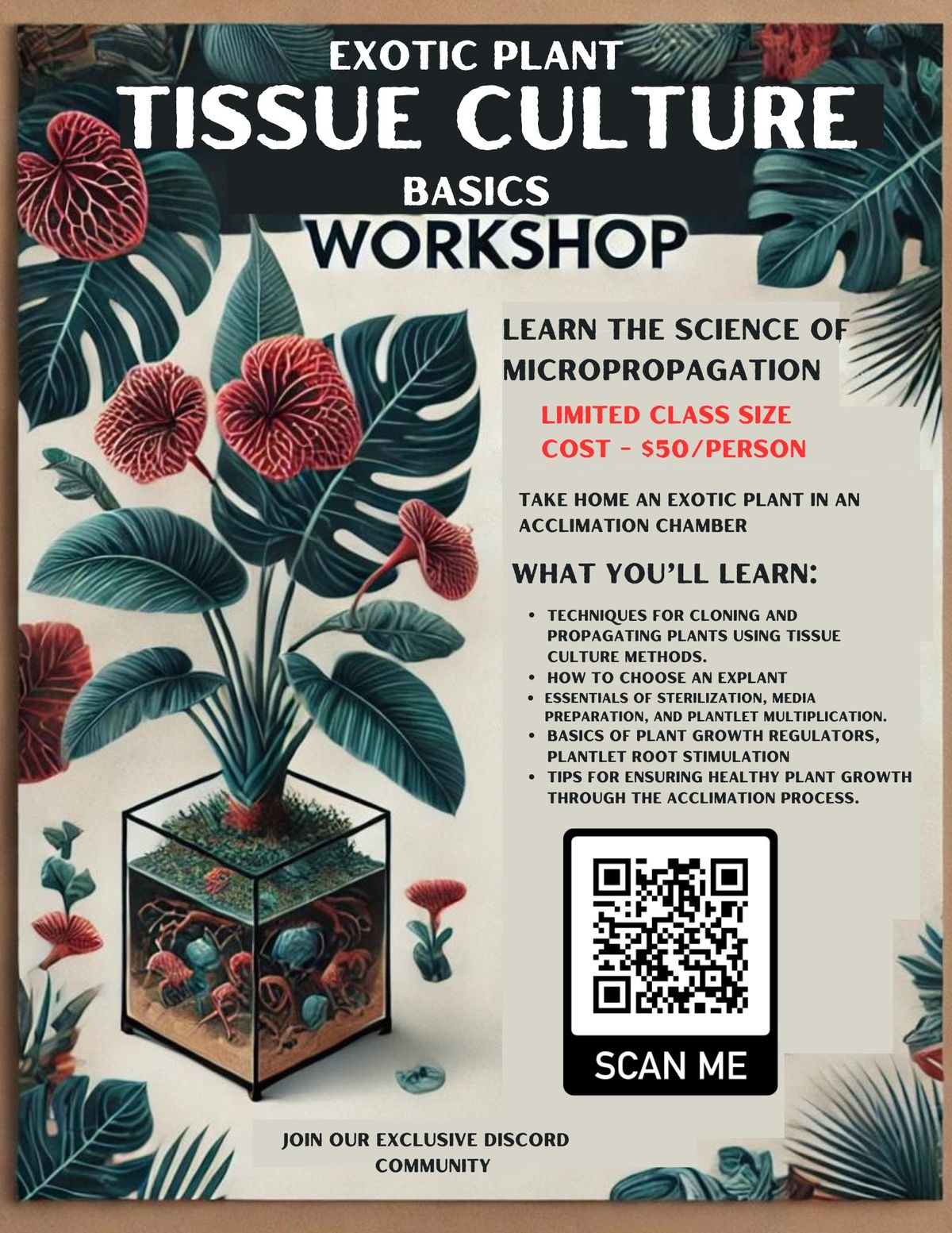 Plant Tissue Culture Workshop