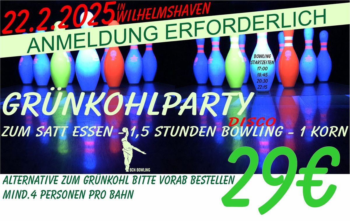 Gr\u00fcnkohlparty in Wilhelmshaven