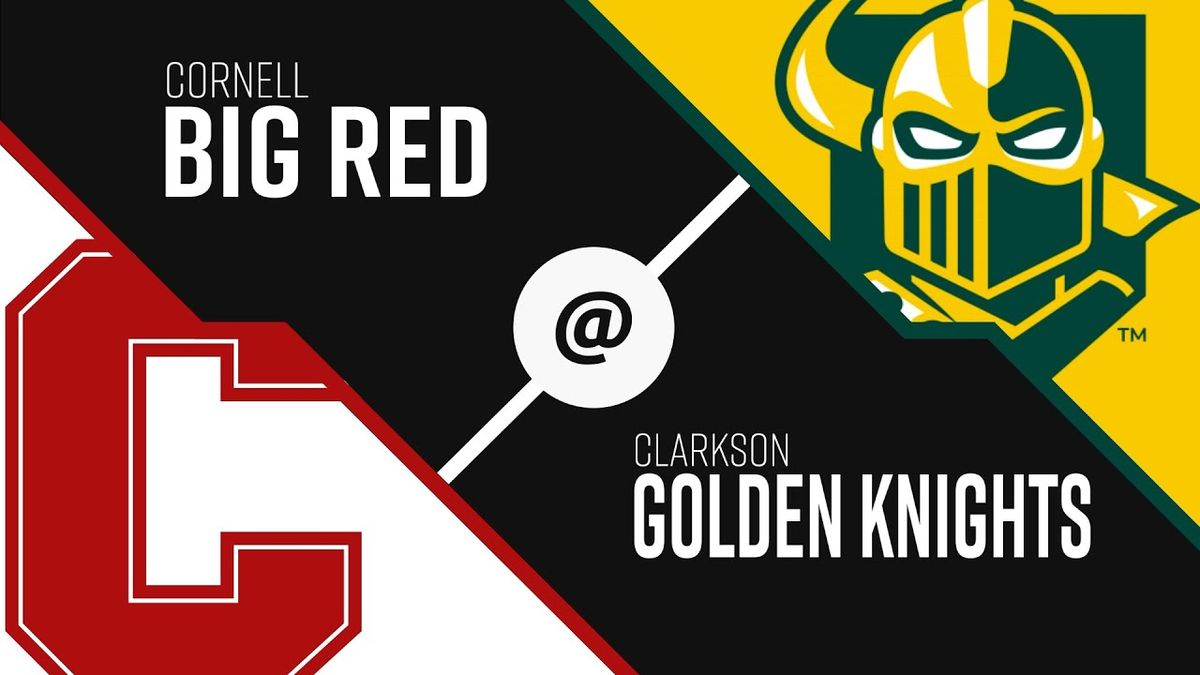 Clarkson Golden Knights at Cornell Big Red Mens Hockey