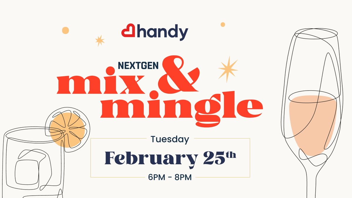 Handy Nextgen Mix + Mingle at The Fitz