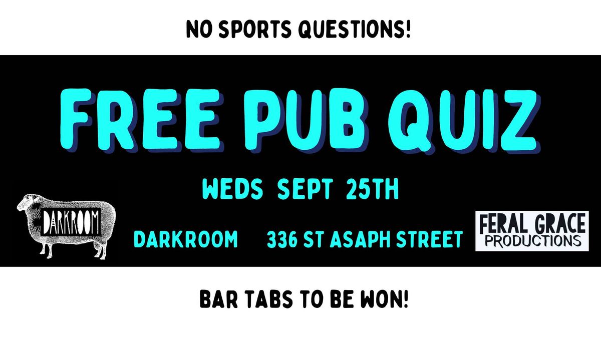 Free Pub Quiz - September