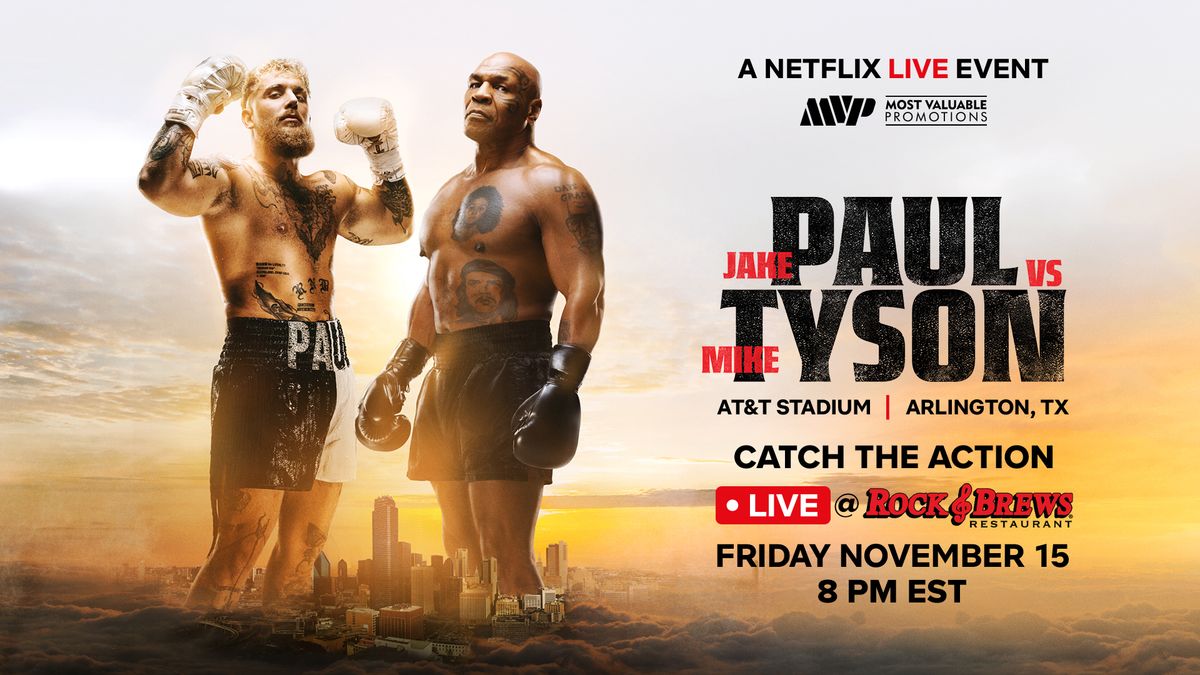 Paul vs Tyson Match - LIVE!