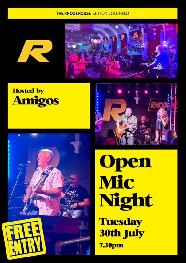 Amigos Open Mic Night at The Rhodehouse