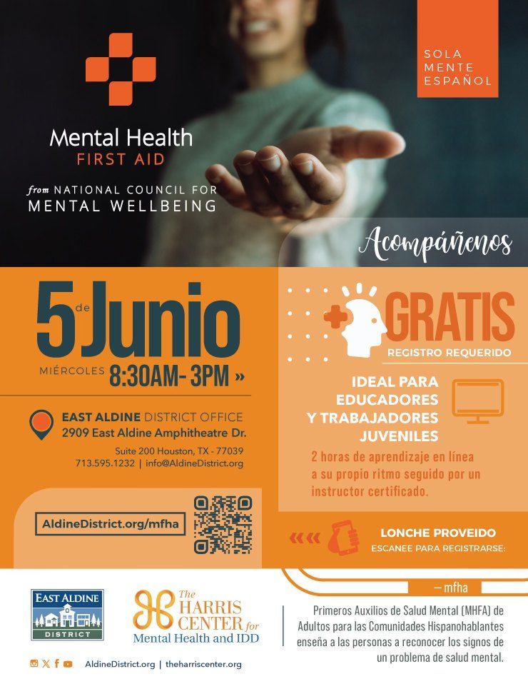 Mental Health First Aid -- Spanish only 