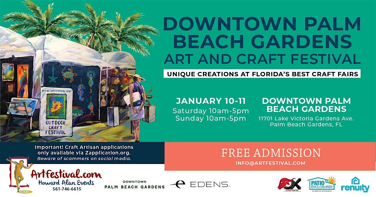 Downtown Palm Beach Gardens Art and Craft Festival