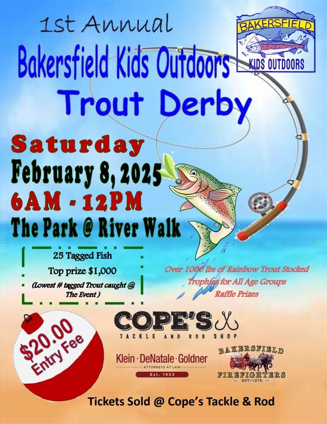 1st Annual Bakersfield Kids Outdoors Fishing Derby