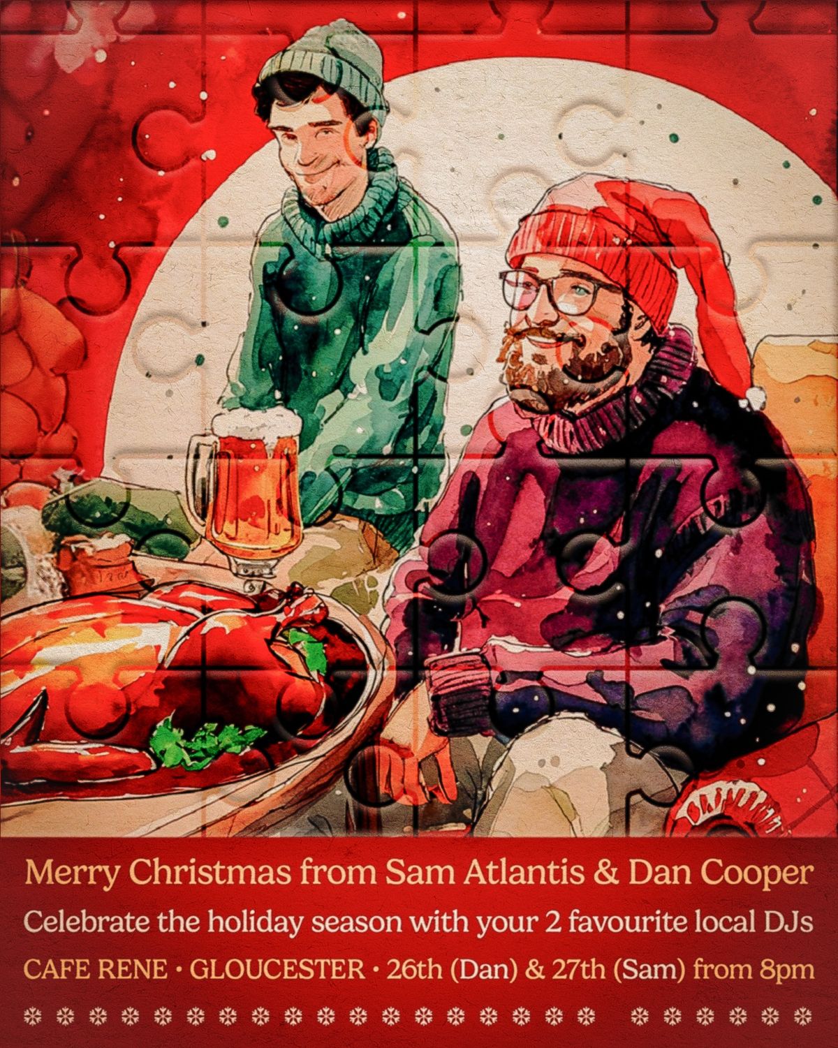 Cafe Rene Xmas DJ Sessions - Dan Cooper (Boxing Day) & Sam Atlantis (27th Dec)