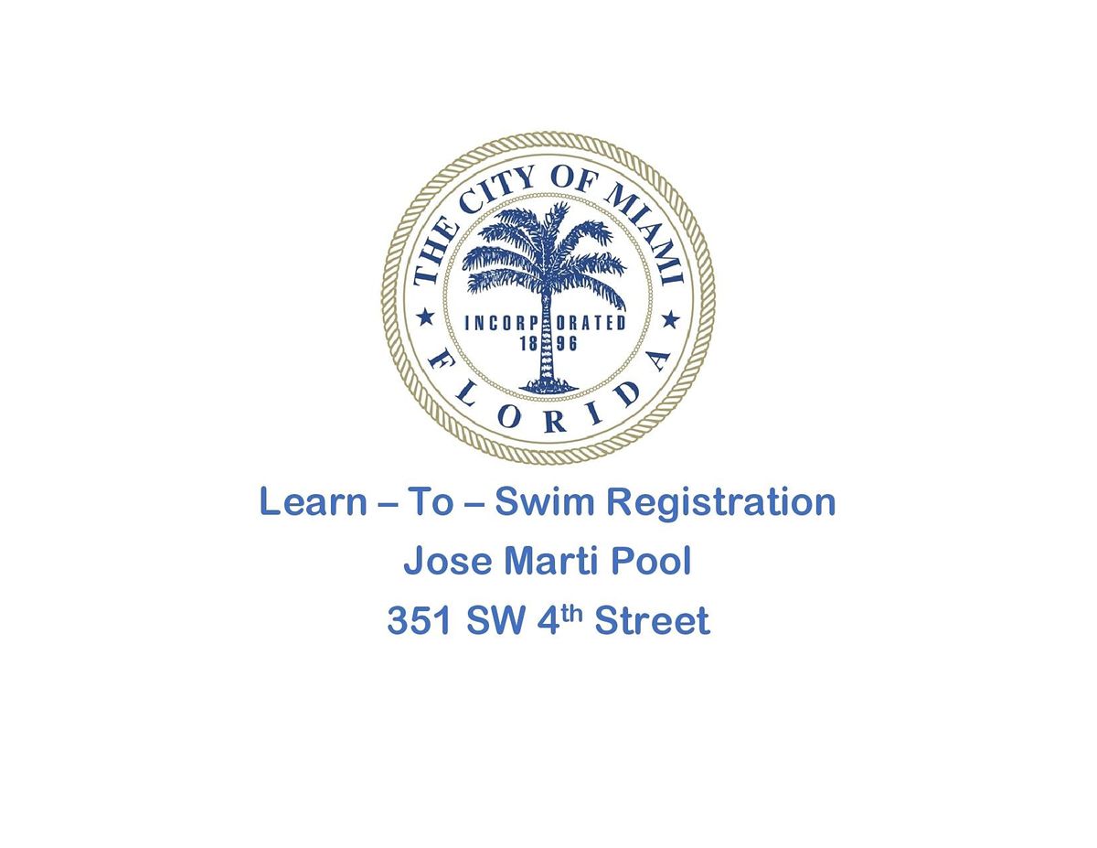 Jose Marti Pool Level 1 Swim Class Tues\/Thurs (6:00PM-6:45PM) August 2021