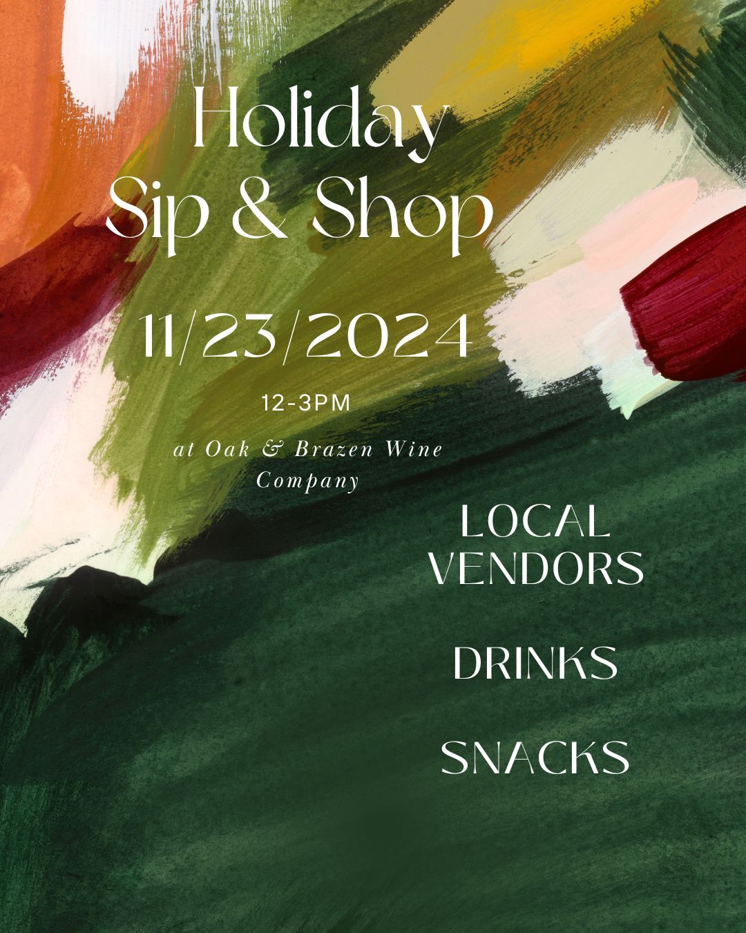 Holiday Sip & Shop 