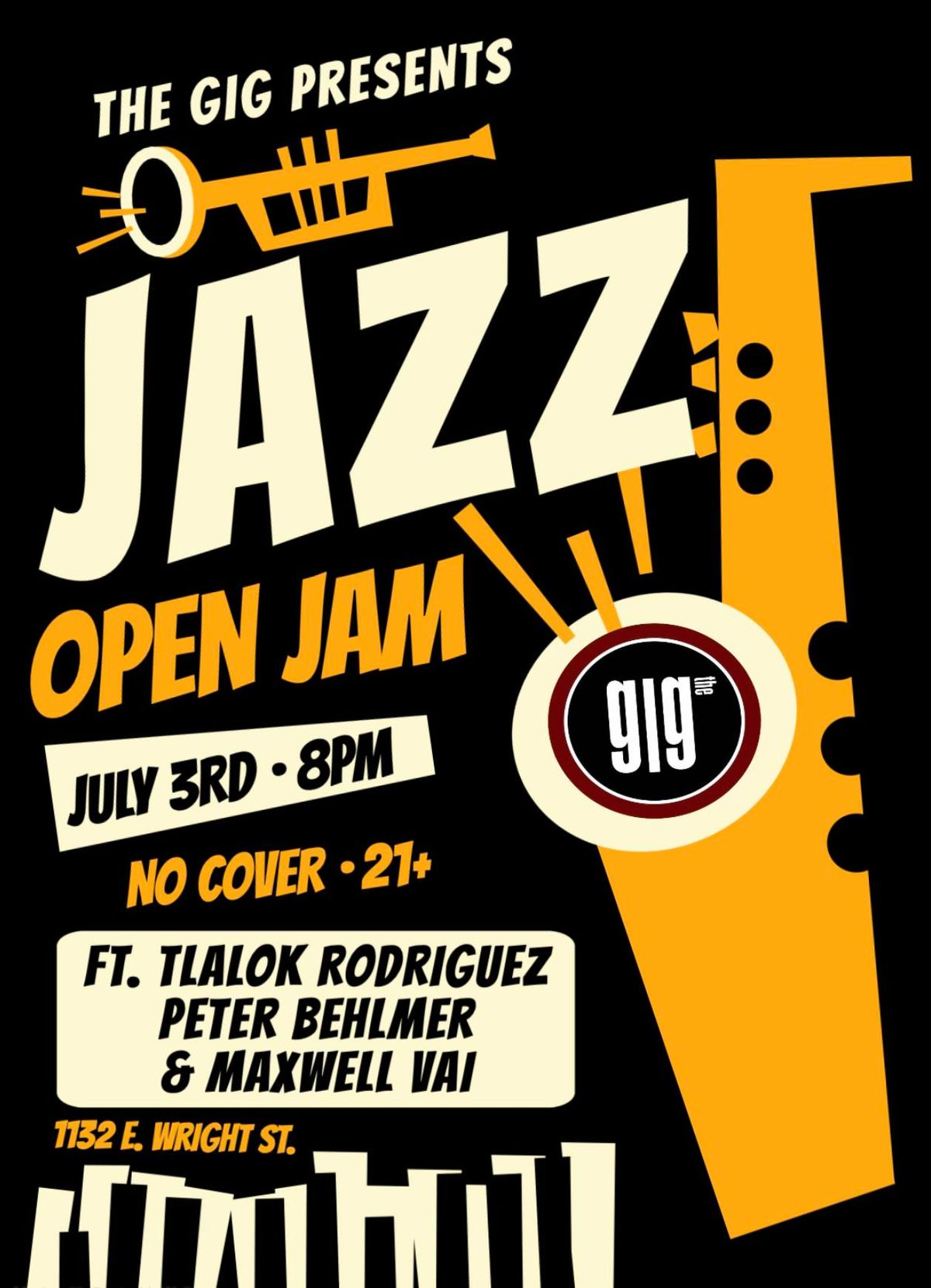 Jazz Open Jam at The Gig 