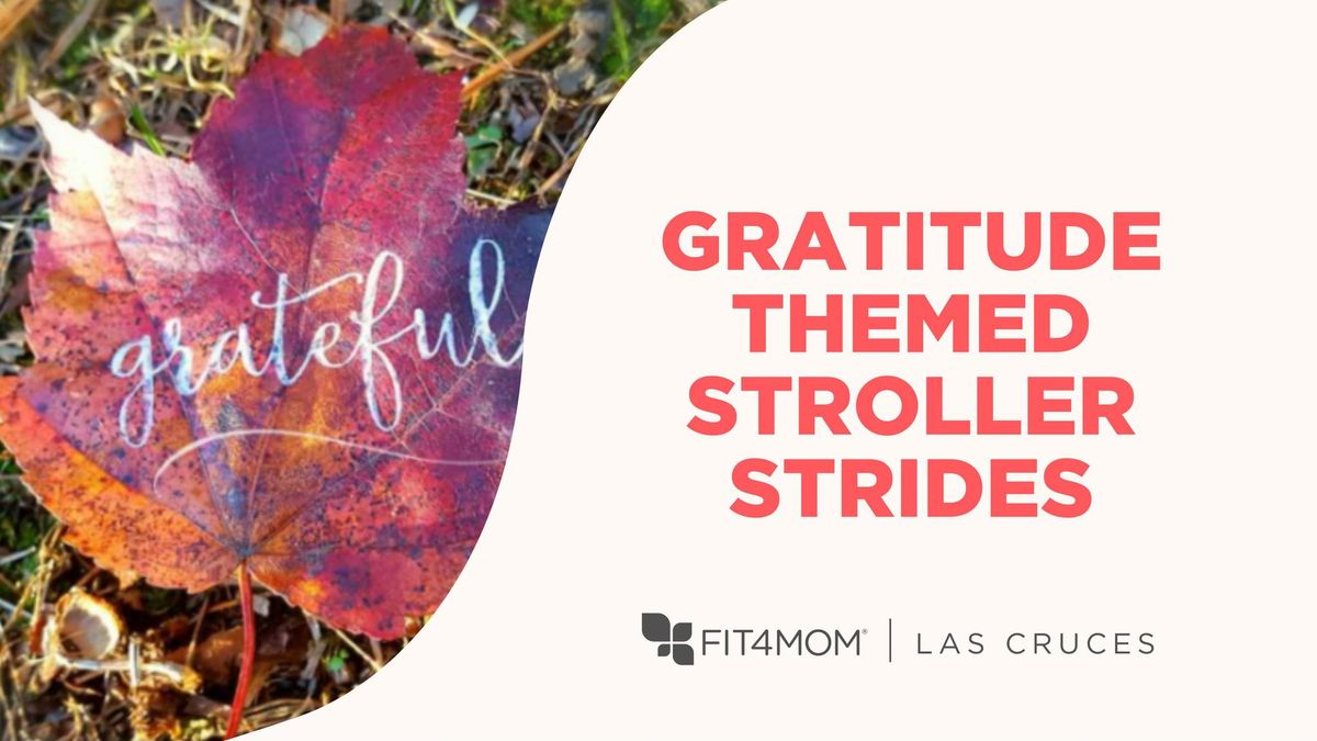 Gratitude Themed Stroller Strides