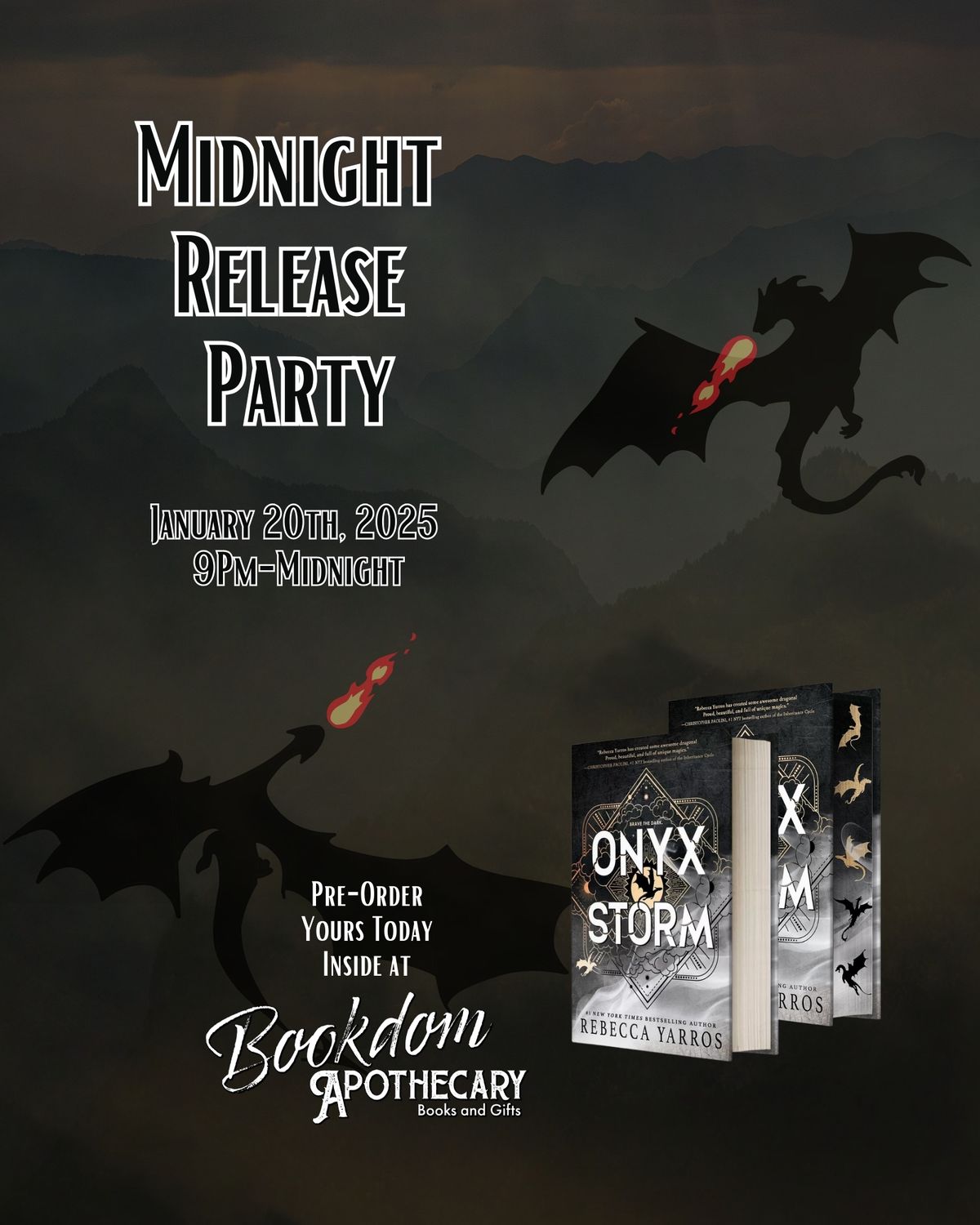 Onyx Storm - Midnight Release Party