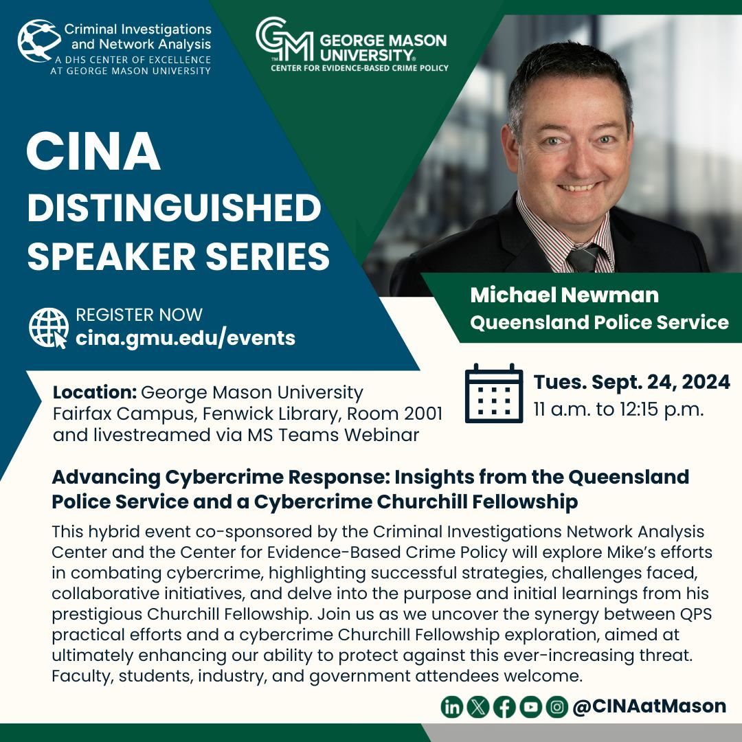 CINA Distinguished Speaker Series with Michael Newman