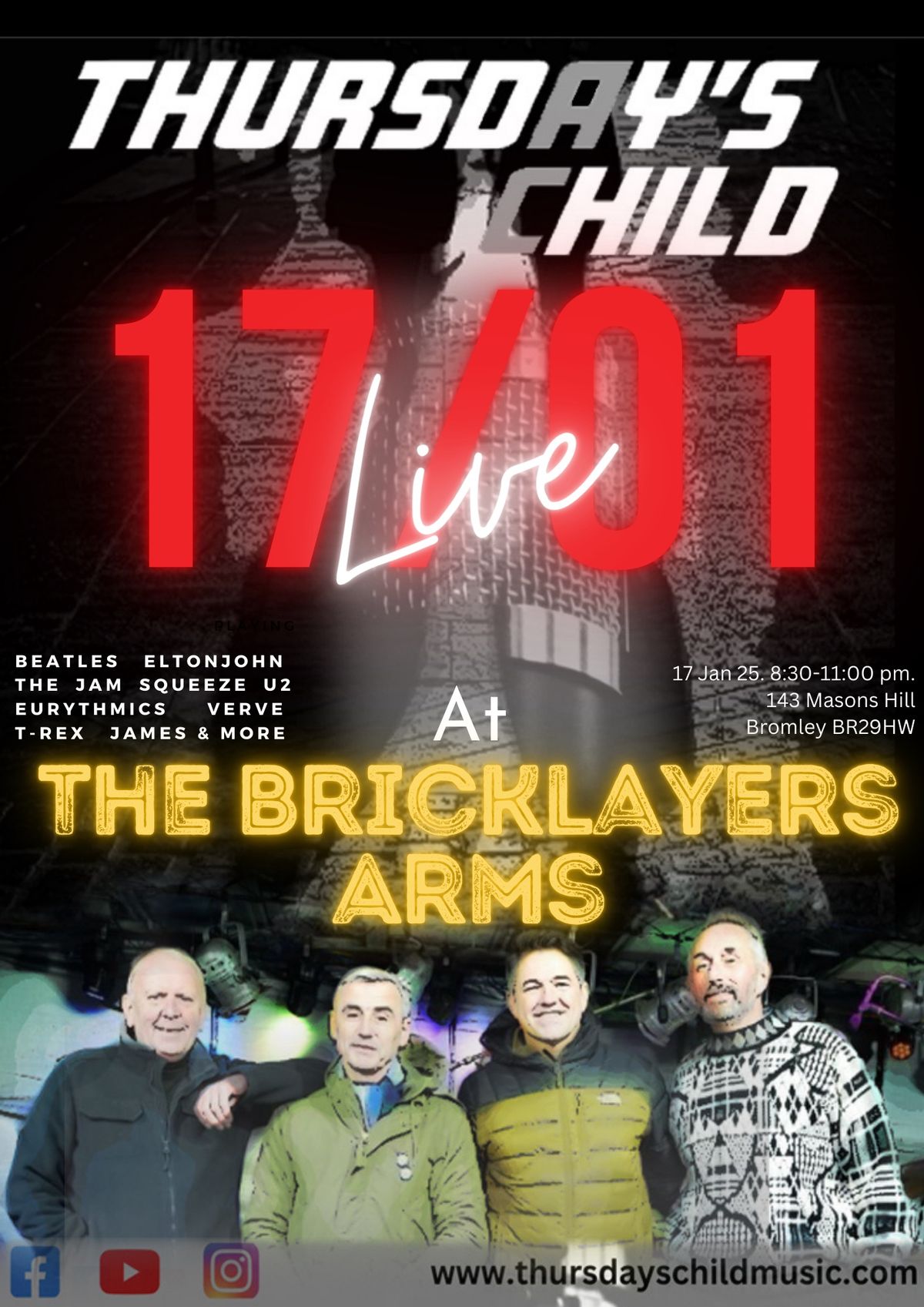 Bricklayers Arms Gig