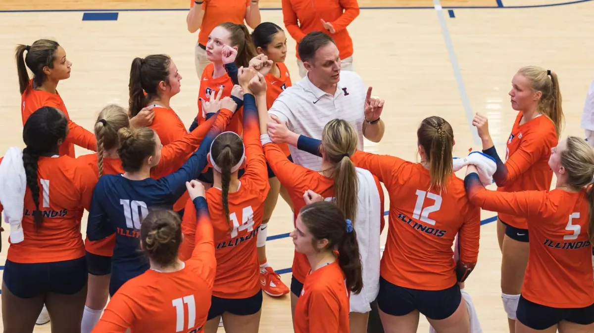 Indiana Hoosiers at Illinois Fighting Illini Womens Volleyball