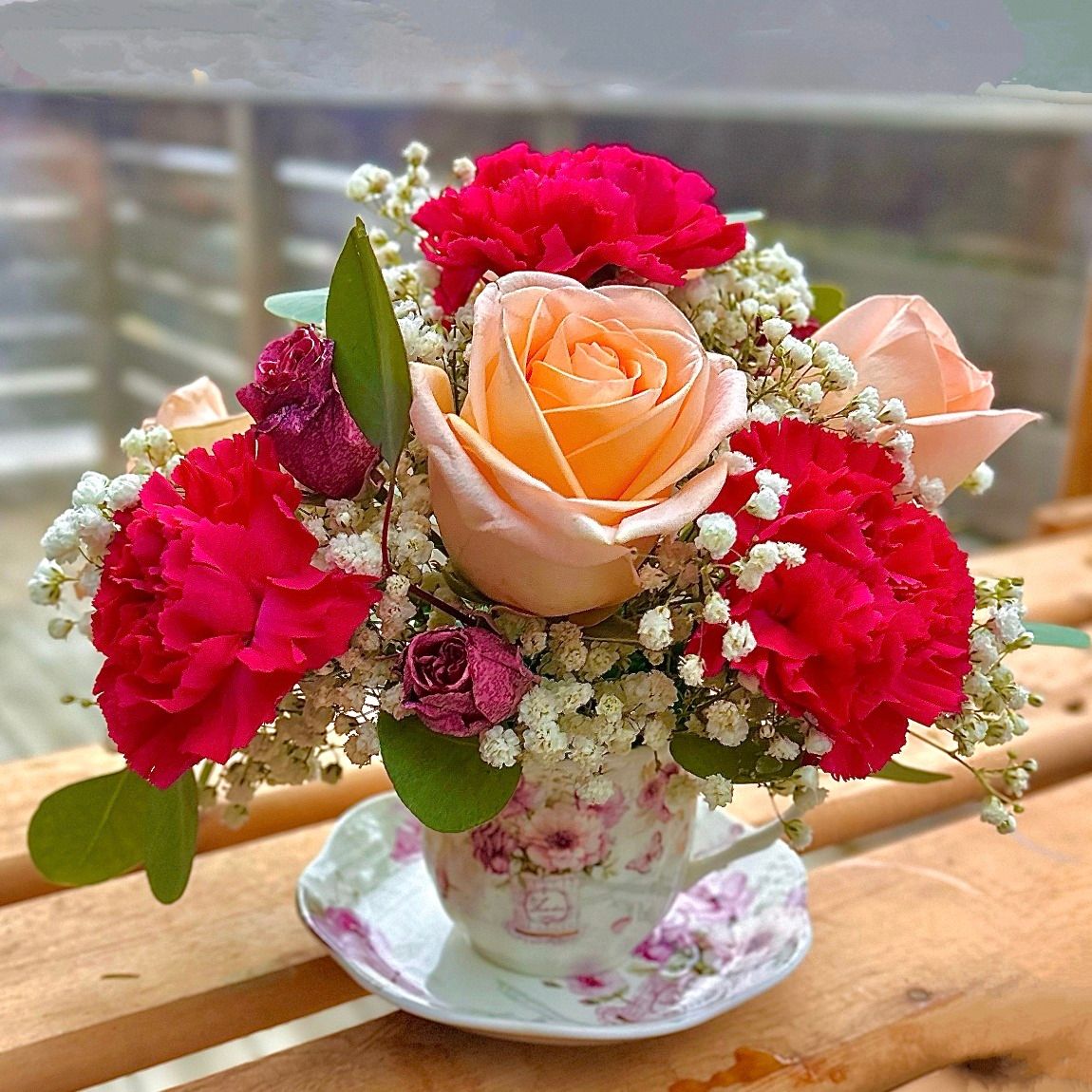 Floral Design: Tussie-Mussie Teacups