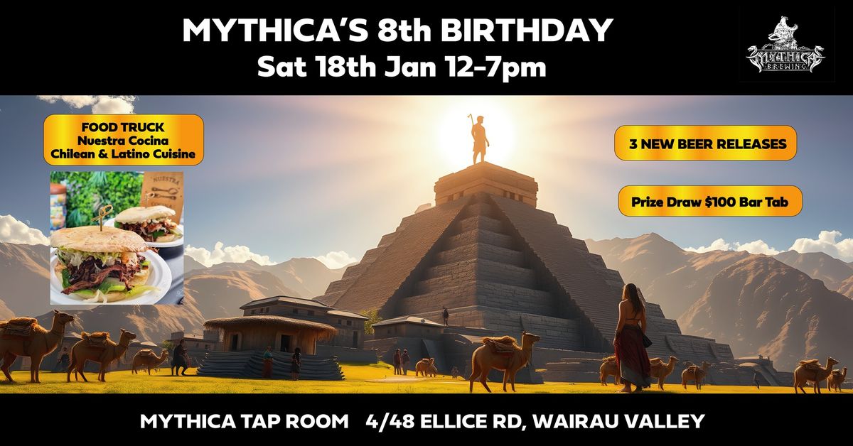 MYTHICA'S 8th BIRTHDAY