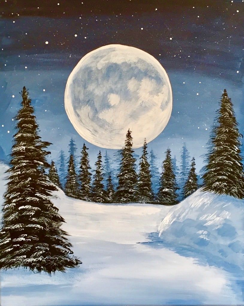 Sip and Paint - Moon Glow