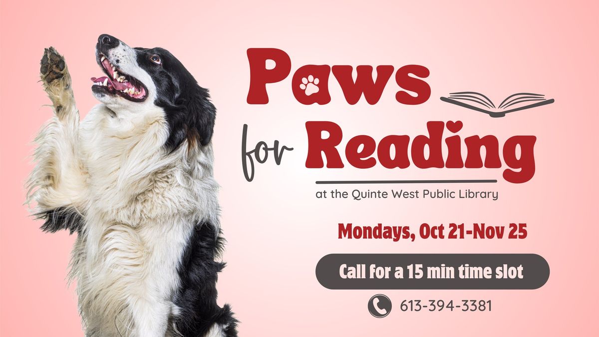 PAWS for Reading: QWPL (Trenton)