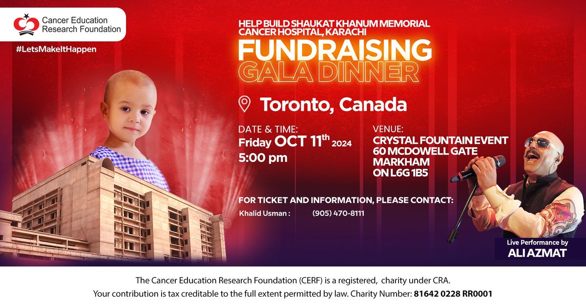 Toronto Fundraising Gala Dinner | Canada 