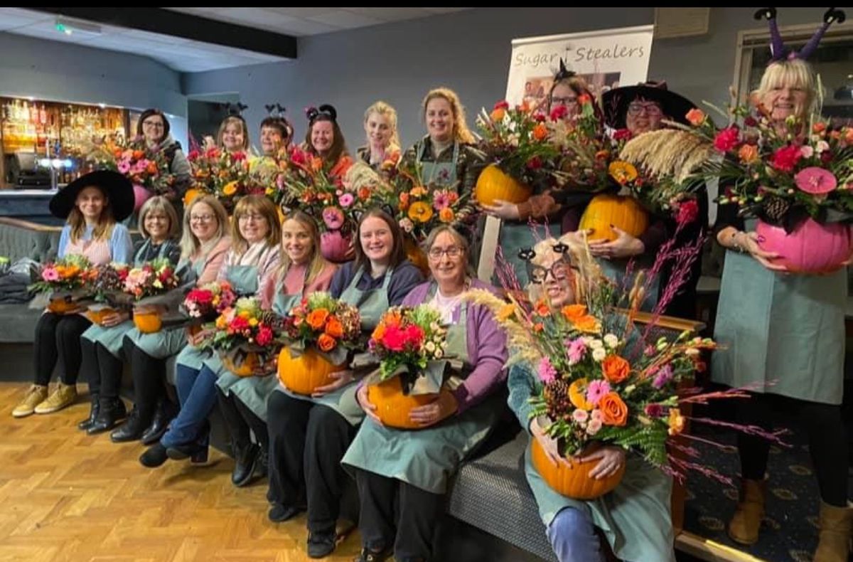 Halloween wreath making with Sugarstealers