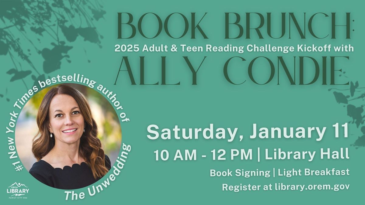 Book Brunch: 2025 Adult & Teen Reading Challenge Kickoff with Ally Condie