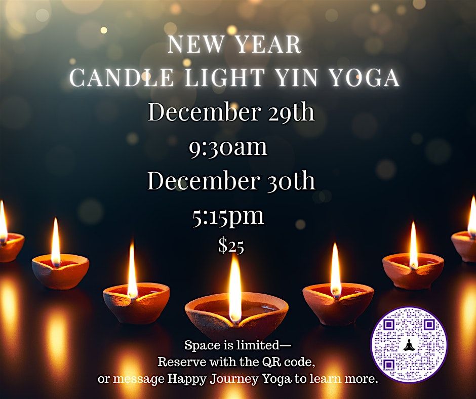 New Year Candlelight Yin Restore Yoga
