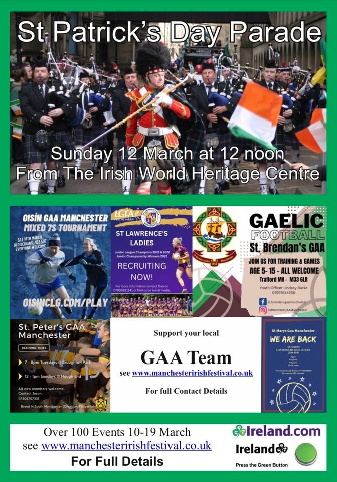 GAA events at Manchester Irish Festival , St Lawrence’s GAA Club