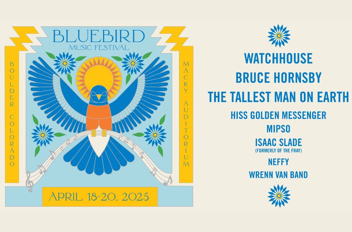 Bluebird Music Festival - (3-Day Pass) with Bruce Hornsby, Hiss Golden Messenger, Watchhouse, and more!