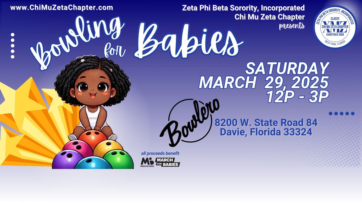 Chi Mu Zeta Chapter presents: Bowling for Babies!