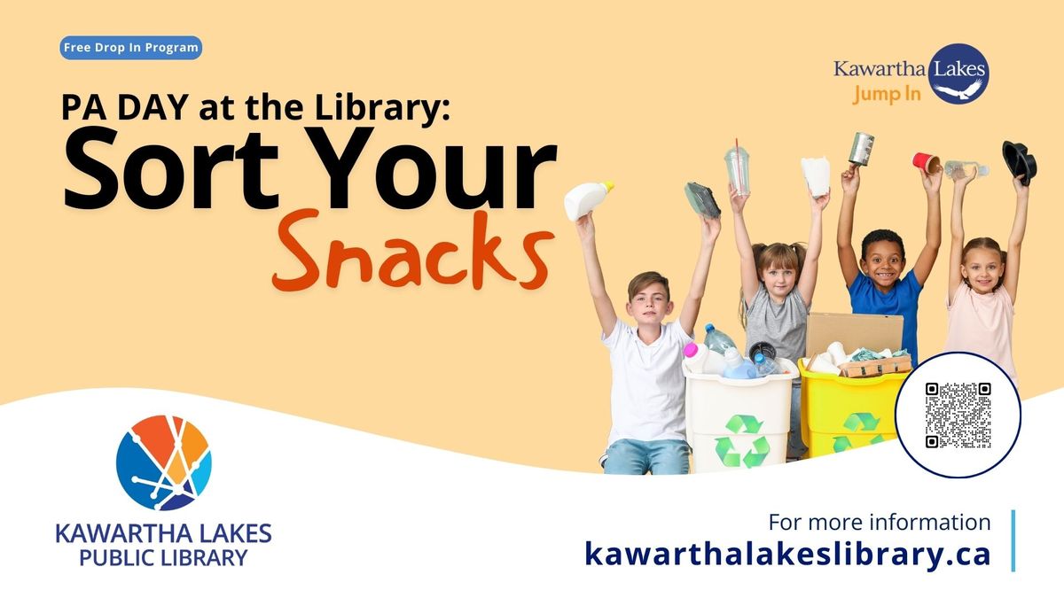  28 PA Day at the Library: Sort Your Snacks - Woodville Branch