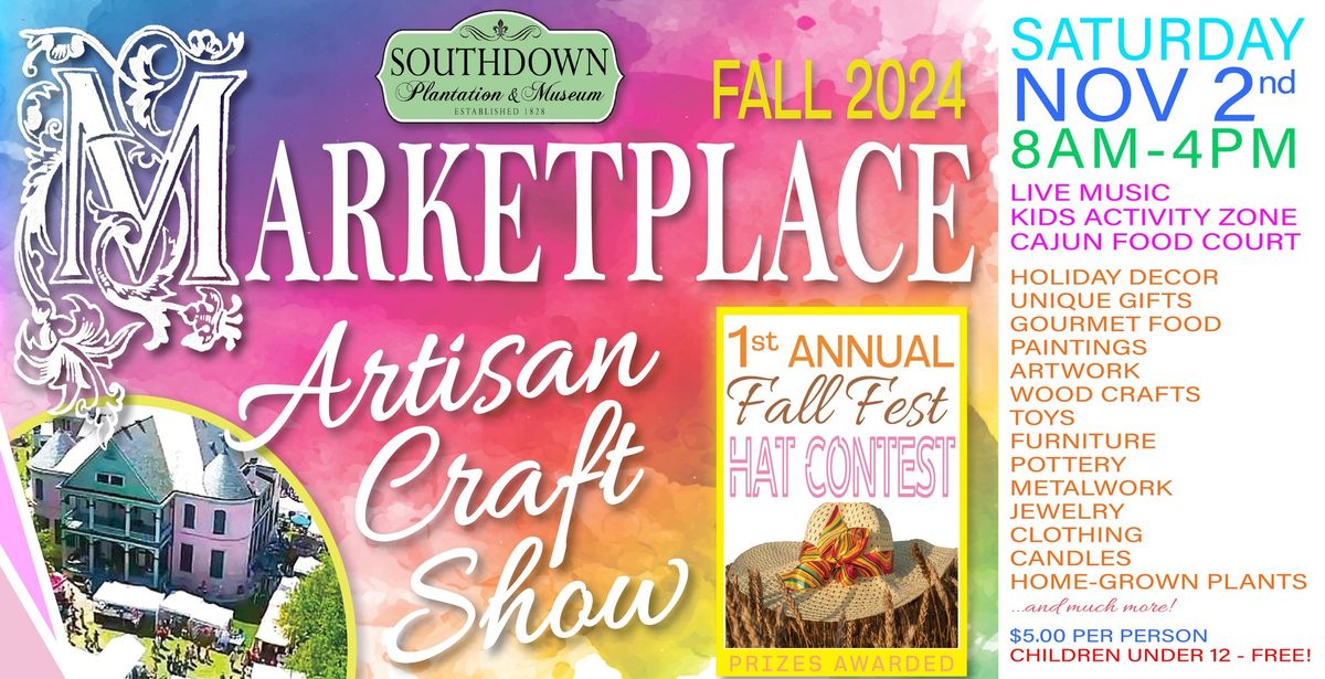 SOUTHDOWN MARKETPLACE Artisan Craft Show ~ Fall 2024