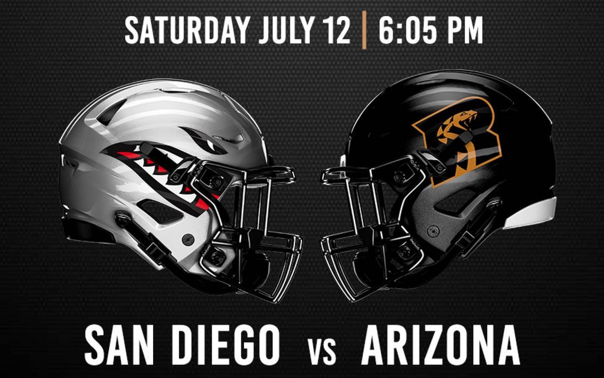 San Diego Strike Force at Arizona Rattlers