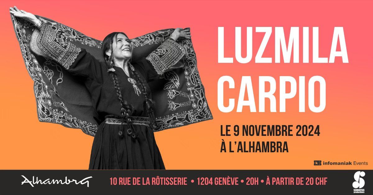 Luzmila Carpio \u00e0 l'Alhambra