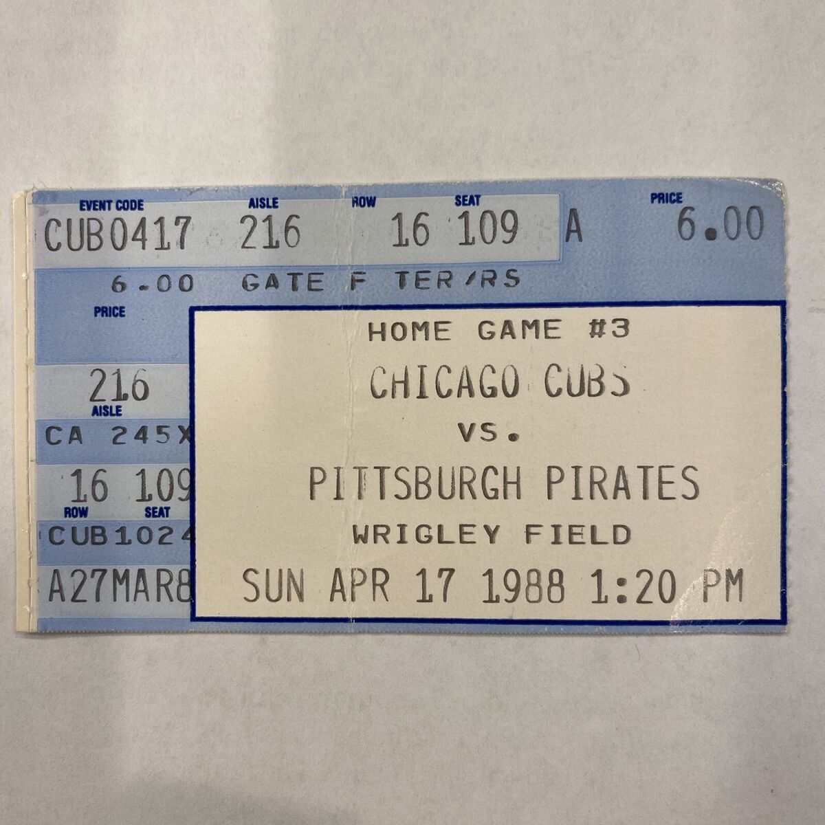 Pittsburgh Pirates at Chicago Cubs Tickets