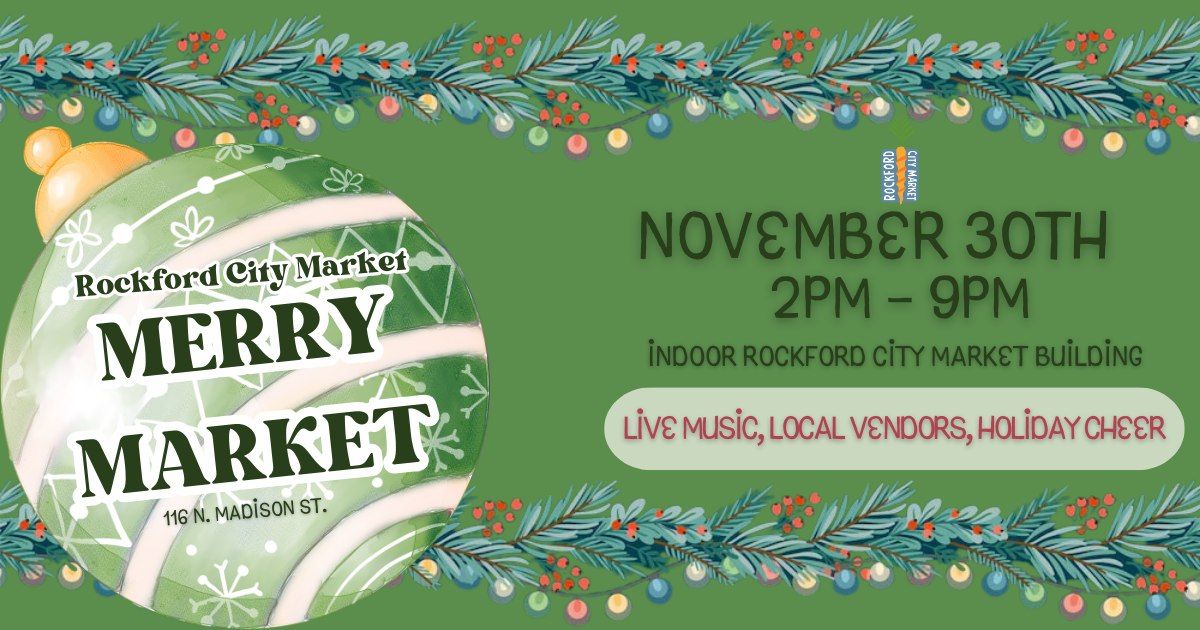 Holiday Merry Market during Stroll on State