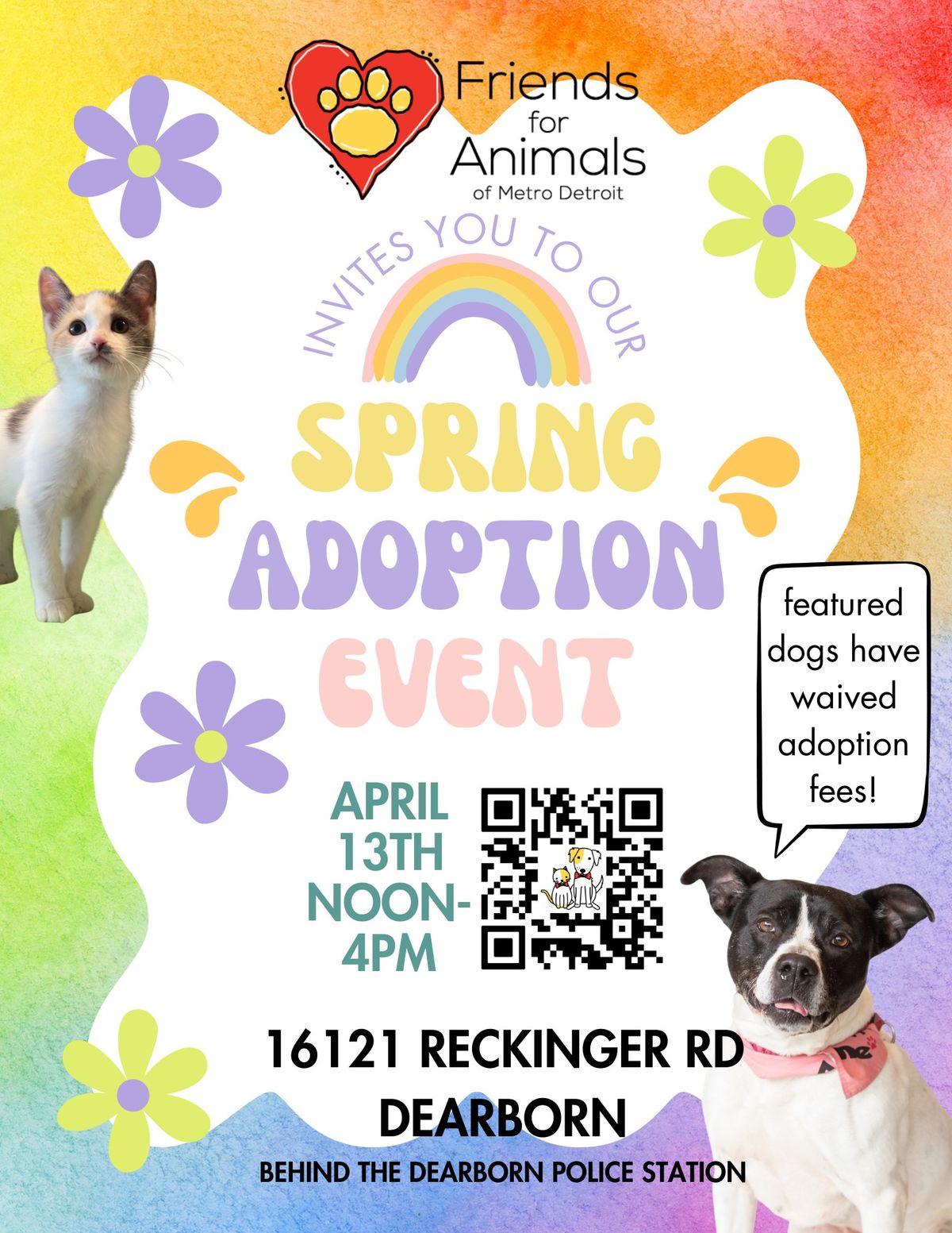 Spring Adoption Event Featuring Foster Animals