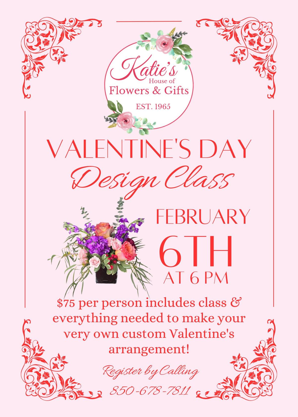 Valentine's Day Design Class