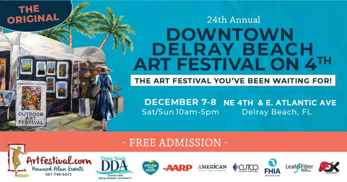 24th Annual Downtown Delray Beach Art Festival on 4th