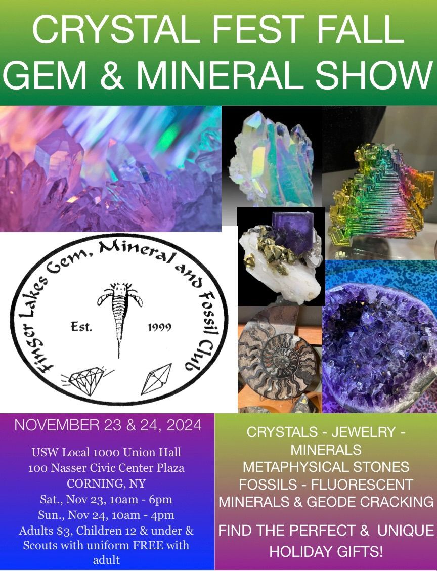 Crystal Fest Fall Gem & Mineral Show